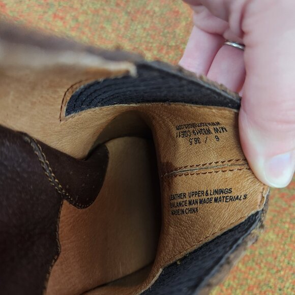 Born Leather Slip on Heeled Booties - Picture 5 of 11